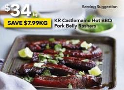 Kr Castlemaine - Hot Bbq Pork Belly Rashers offers at $34 in Ritchies