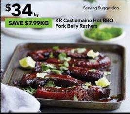 Kr Castlemaine - Hot Bbq Pork Belly Rashers offers at $34 in Ritchies