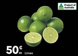 Limes offers at $0.5 in Ritchies