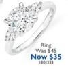 Ring offers at $35 in Prouds