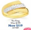 Ring offers at $119 in Prouds