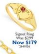 Ring offers at $179 in Prouds