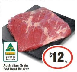 Australian Grain Fed Beef Brisket offers at $12 in IGA