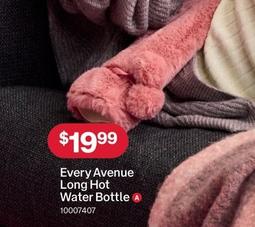 Every Avenue Long Hot Water Bottle offers at $19.99 in Australia Post