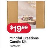 Mindful Creations Candle Kit offers at $19.99 in Australia Post