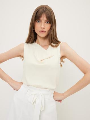 Camilla Cowl Neck Top offers at $79.95 in Portmans