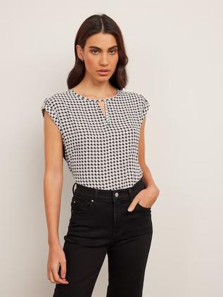 Brittany Print Tee Half Moon Print offers at $59.95 in Portmans