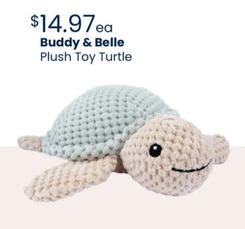 Buddy & Belle - Plush Toy Turtle offers at $14.97 in PETstock
