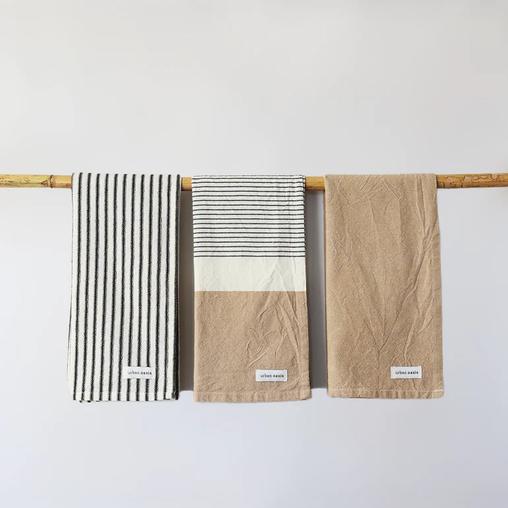 Urban Oasis Etel Tea Towels Natural/Oyster Set Of 3 offers at $24.98 in Gro-Urban Oasis