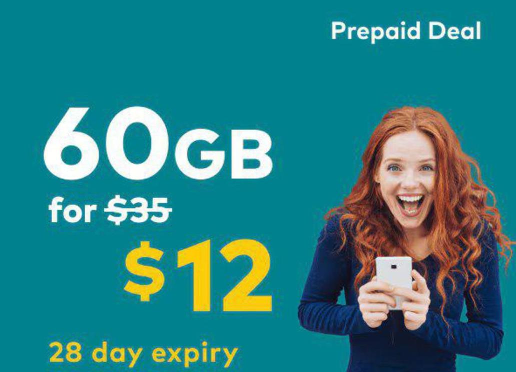Mobile Plans offers at $12 in Optus