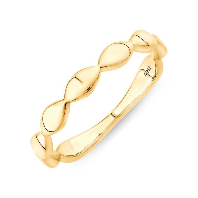 Marquise Stacker Ring in 10kt Yellow Gold offers at $349 in Michael Hill