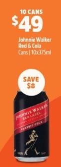 Spirits offers at $49 in BWS
