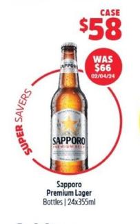 Beer offers at $58 in BWS