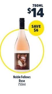 Noble Fellows - Rose 750ml offers at $14 in BWS