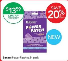 Benzac - Power Patches 24 Pack offers at $13.59 in TerryWhite Chemmart
