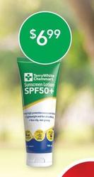 TerryWhite Chemmart - Sunscreen SPF50+ - 100ml offers at $6.99 in TerryWhite Chemmart