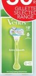 Gillette - Venus Extra Smooth Women's Razor Handle + 2 Blade Refills 1 pack offers at $12.25 in TerryWhite Chemmart