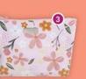 Wicked Sista - Abstract Floral Medium Soft A-Line Cosmetic Bag  offers at $19.95 in TerryWhite Chemmart