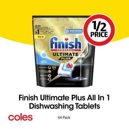 Finish Ultimate Plus All in 1 Dishwashing Tablets offers at $36.5 in Coles