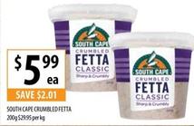 Feta cheese offers at $5.99 in Supabarn