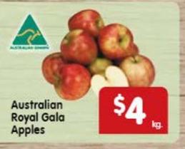 Australian Royal Gala Apples offers at $4 in SPAR