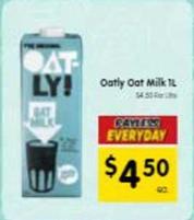 Milk offers at $4.5 in SPAR
