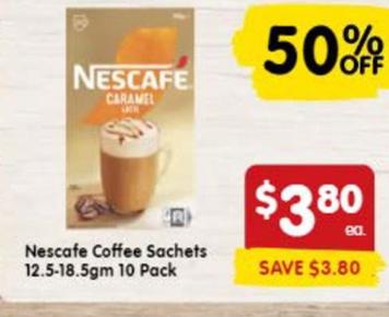 Coffee offers at $3.8 in SPAR