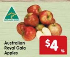 Apples offers at $4 in SPAR