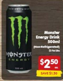Energy Drink offers at $2.5 in SPAR