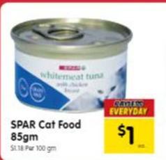 Cat Food offers at $1 in SPAR