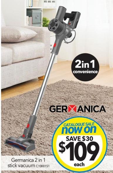Vacuum Cleaners offers at $109 in Cheap As Chips