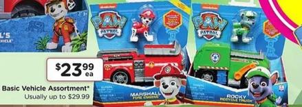 Basic Vehicle Assortment offers at $23.99 in Toyworld