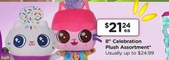 8" Celebration Plush Assortment offers at $21.24 in Toyworld