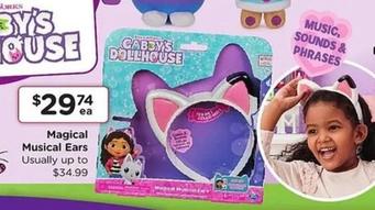 Magical Musical Ears offers at $29.74 in Toyworld