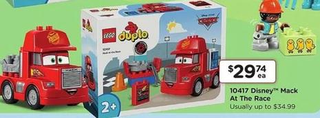 Lego - 10417 Disney Mack At The Race offers at $29.74 in Toyworld