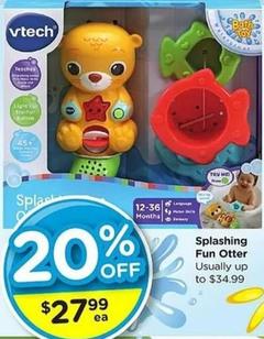 Vtech - Splashing Fun Otter offers at $27.99 in Toyworld