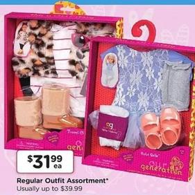 Regular Outfit Assortment offers at $31.99 in Toyworld