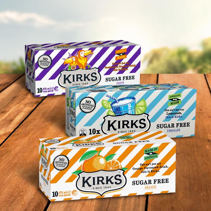 Kirks Orange Soft Drink Multipack offers at $9.52 in Coles