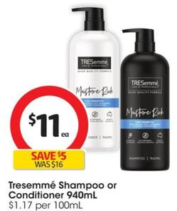 Tresemmé - Shampoo 940ml offers at $11.98 in Coles