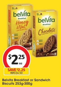 Belvita - Breakfast Biscuits 253g-300g offers at $2.25 in Coles