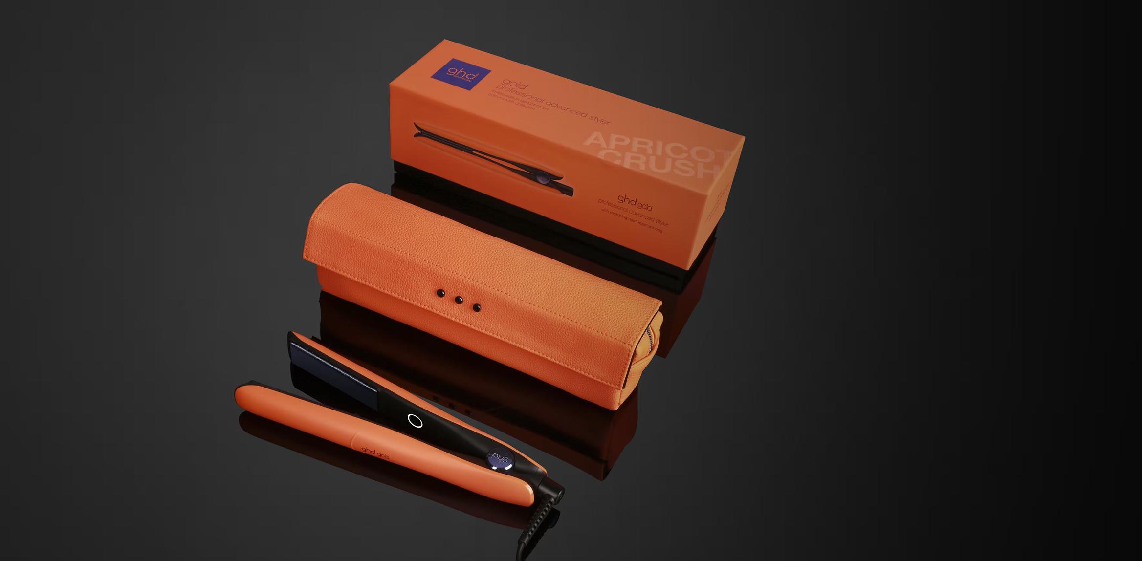 NEW GHD GOLD® HAIR STRAIGHTENER IN APRICOT CRUSH offers at $350 in ghd