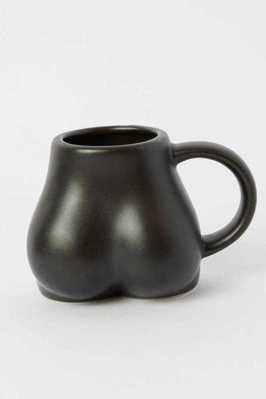 Black Ceramic Booty Mug offers at $13.99 in Ally Fashion