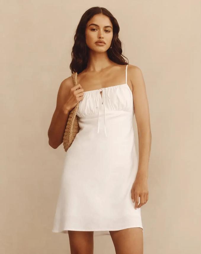Linen Blend Mini Dress offers at $49.99 in Glassons