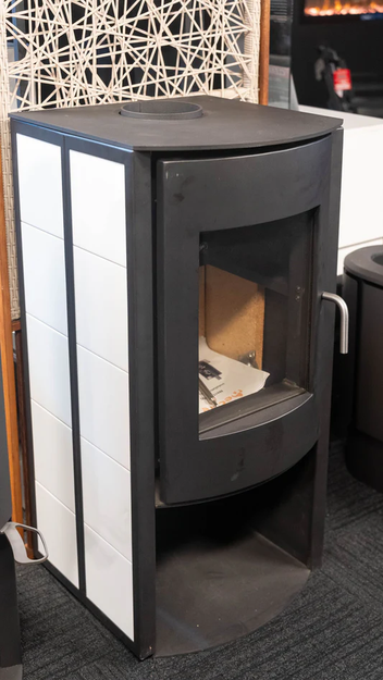 Clearance Sale - Nectre N60 Wood Fire with Tiled Sides offers in BBQ Factory