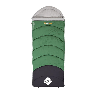 OZtrail Junior Kingsford 0°c Sleeping Bag in Green offers at $39.99 in Compleat Angler
