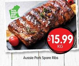 Pork offers at $15.99 in Spudshed
