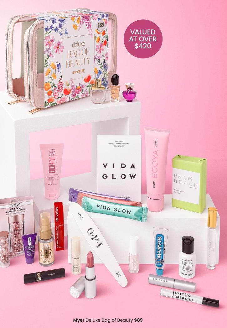 Myer - Deluxe Bag Of Beauty offers at $89 in Myer