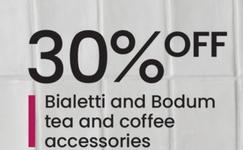 Bialetti And Bodum - 30% Off Tea And Coffee Accessories offers in Myer