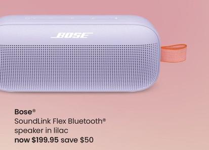  Bose - SoundLink Flex Bluetooth® Speaker In Lilac offers at $199.95 in Myer