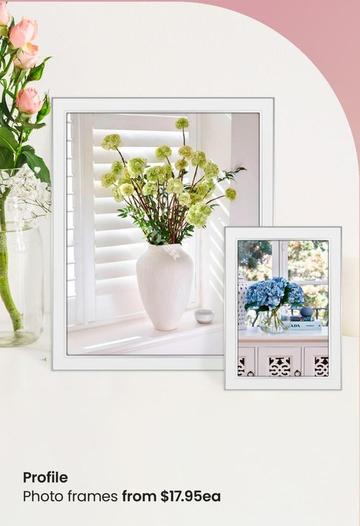Profile - Photo Frames offers at $17.95 in Myer